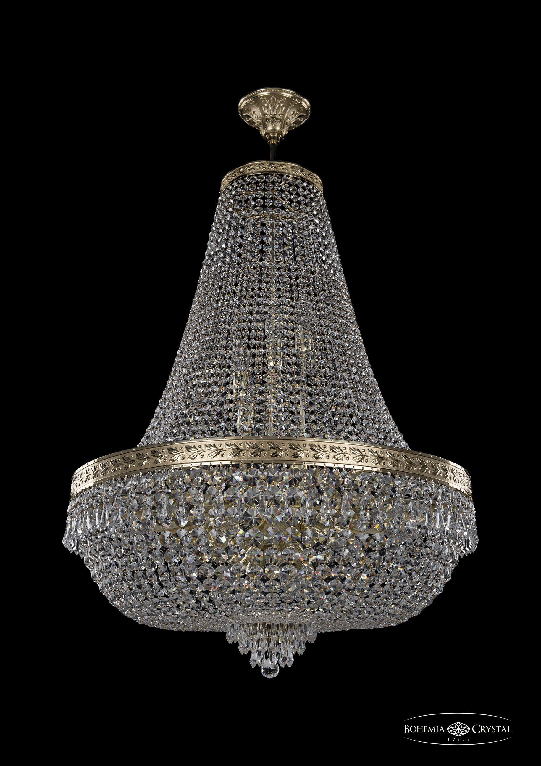 

Люстра на штанге Bohemia Ivele Crystal 19271/H2/70IV G