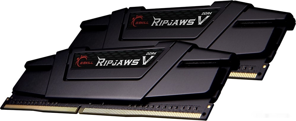 

Оперативная память G.Skill DDR IV 64Gb KiTof2 PC-21300 2666MHz Ripjaws, Оперативная память G.Skill Ripjaws V 2x32GB DDR4 PC4-21300 (F4-2666C18D-64GVK)