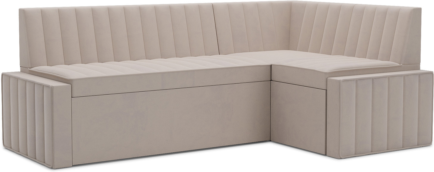 

Кухонный диван Mebel-Ars Вермут 213х82 правый бархат бежевый Star Velvet 6 Light Beige (М11-17-4), Кухонный диван Mebel-Ars Версаль 190х110 правый бархат бежевый (М11-17-4)