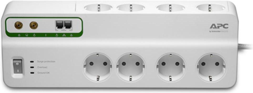 

Сетевой фильтр APC Performance SurgeArrest 8 розеток, белый (PMF83VT-RS), Performance SurgeArrest 8 розеток