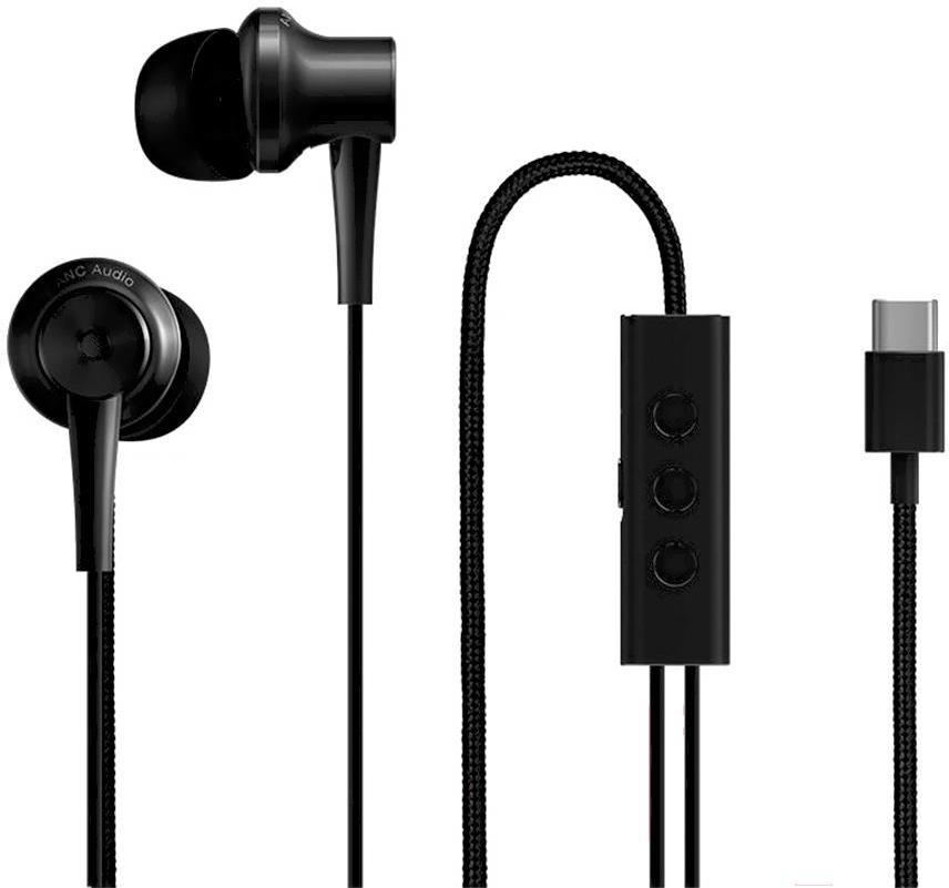 

Наушники с микрофоном Xiaomi Mi ANC Type-C In-Ear Earphones (Black) [ZBW4382TY], Mi ANC Type-C In-Ear Earphones JZEJ01JY