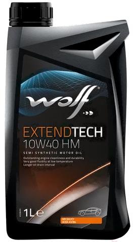 

Моторное масло Wolf ExtendTech 10W40 HM 1л [15127/1], ExtendTech 10W40 HM 1л