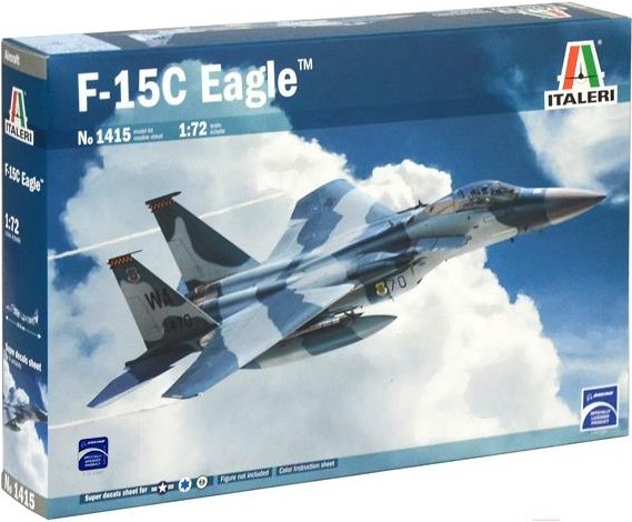 

Сборная модель Italeri Американский истребитель F-15C Eagle [1415], Сборная модель Italeri Американский истребитель F-15C Eagle 1415