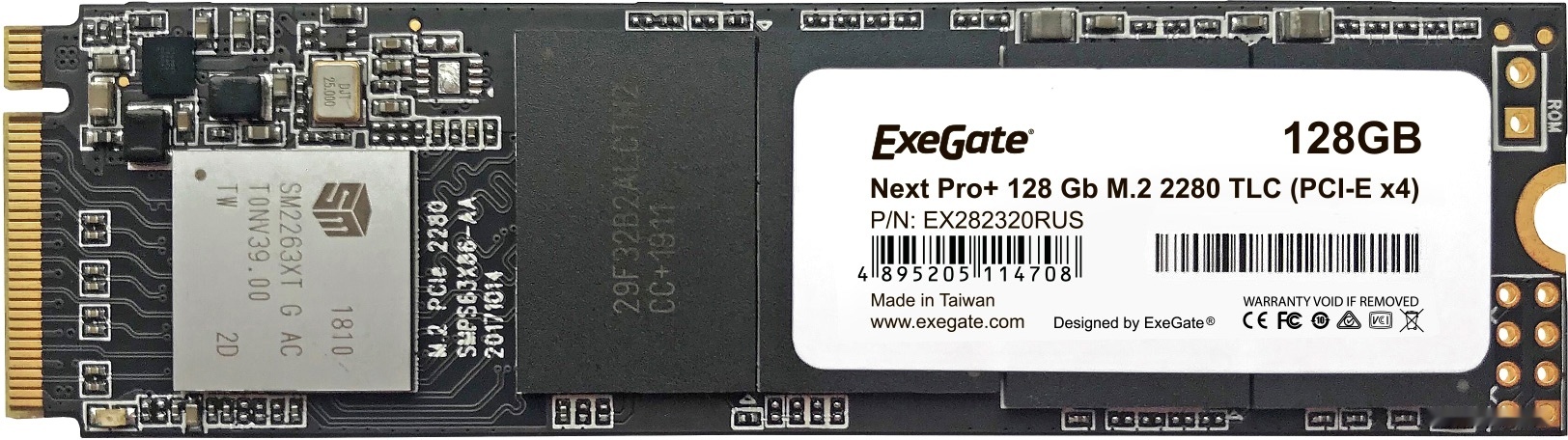 

SSD диск ExeGate Next Pro+ 128GB [EX282320RUS], SSD диск ExeGate Next Pro+ 128GB EX282320RUS