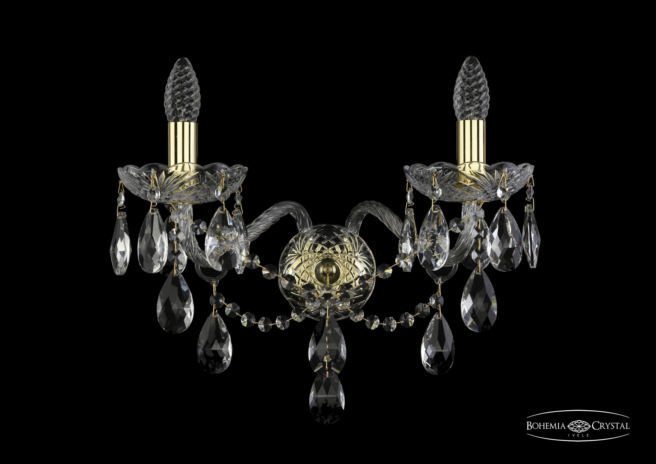 

Бра Bohemia Ivele Crystal 1415B/2/200/XL/G