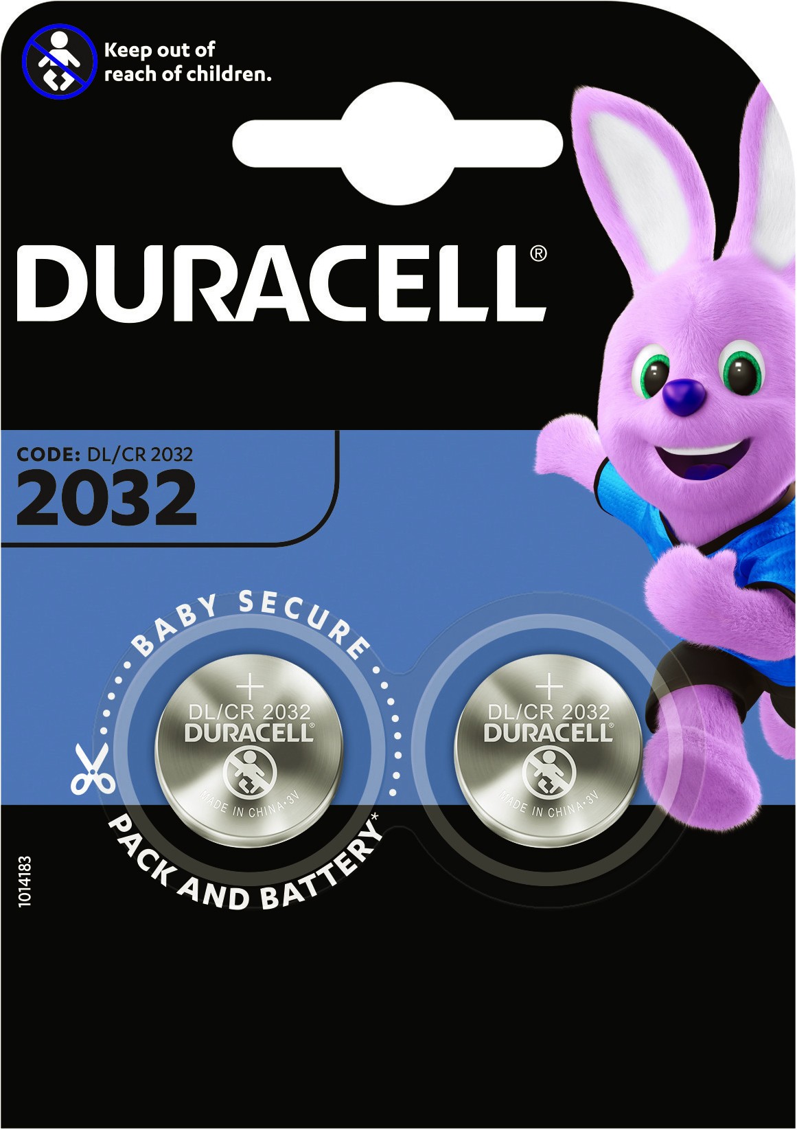 

Батарейка Duracell Lithium CR2032 2BP