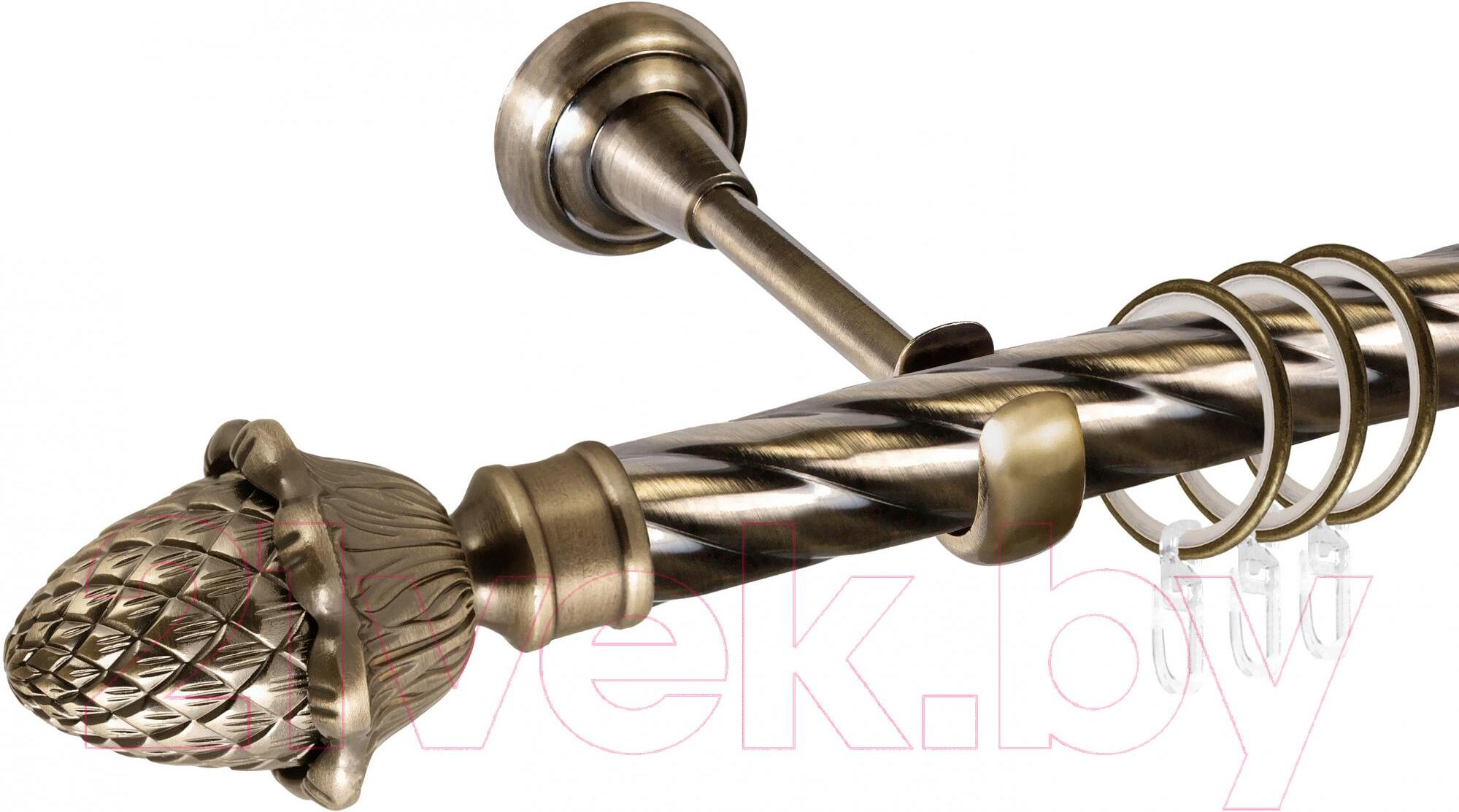 

Карниз АС ФОРОС Grace D16K составной + наконечники Магнолия 3м антик