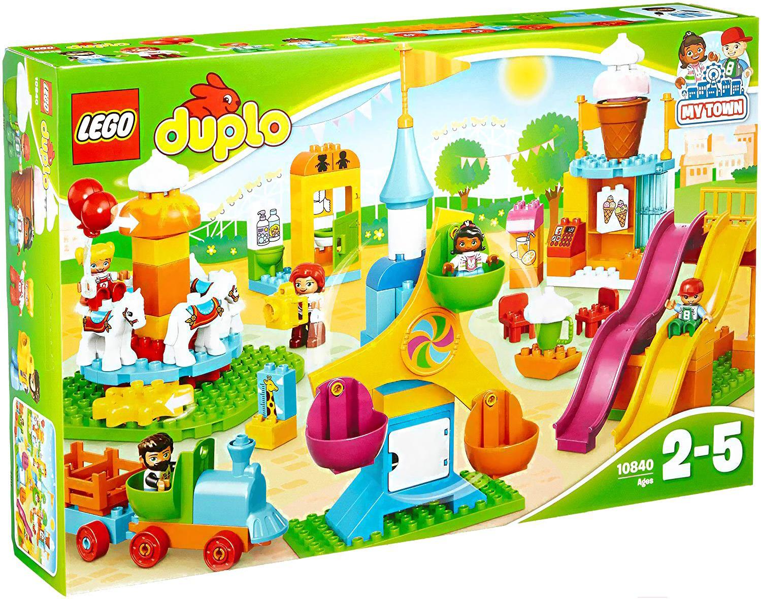 

Конструктор Lego Duplo Большой парк аттракционов / 10840, Duplo Большой парк аттракционов