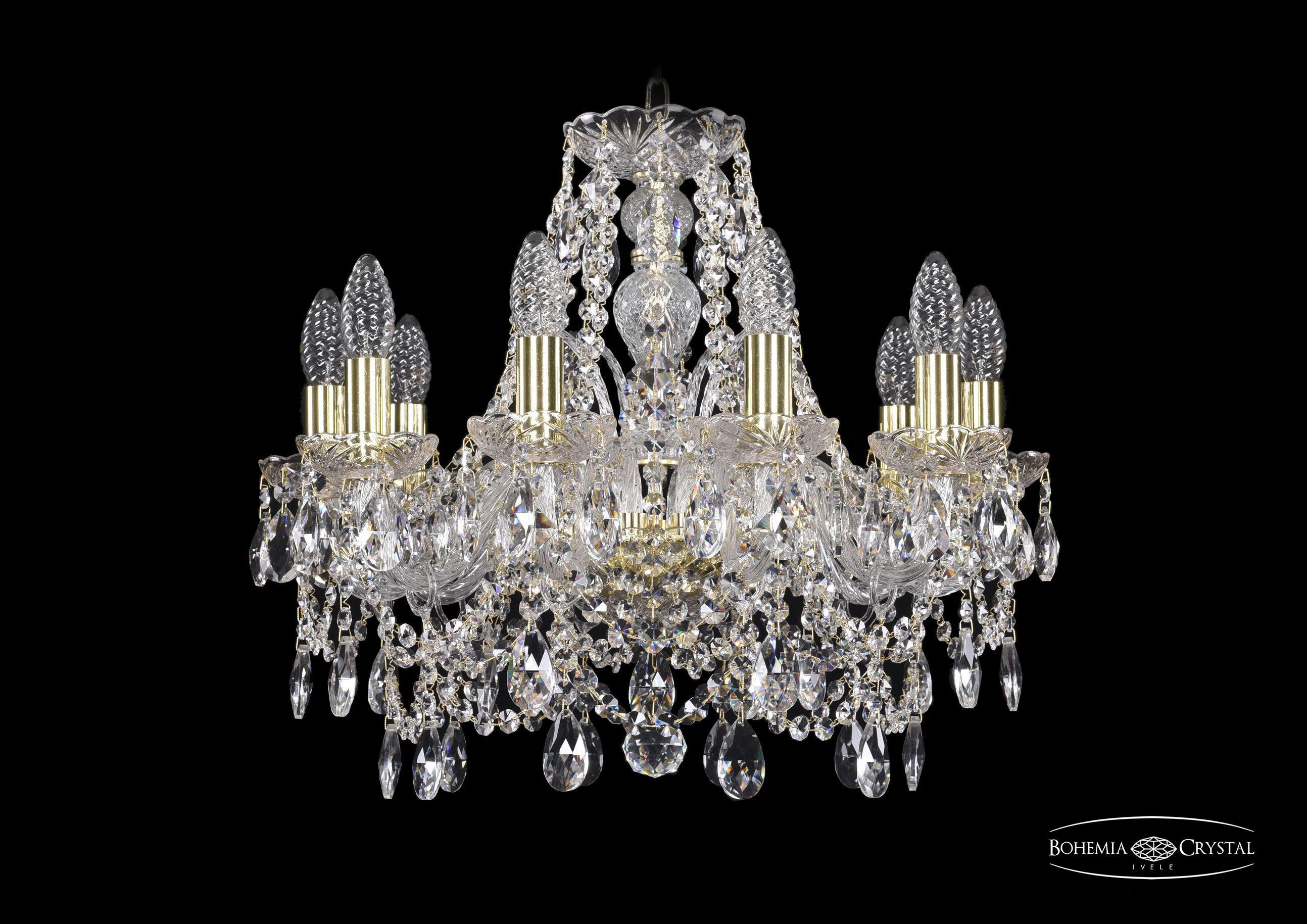 

Подвесная люстра Bohemia Ivele Crystal 1411/10/160/G
