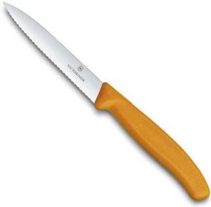 

Кухонный нож Victorinox Swiss Classic для чистки овощей и фруктов 100мм оранжевый [6.7736.L9], Swiss Classic для чистки овощей и фруктов 100мм