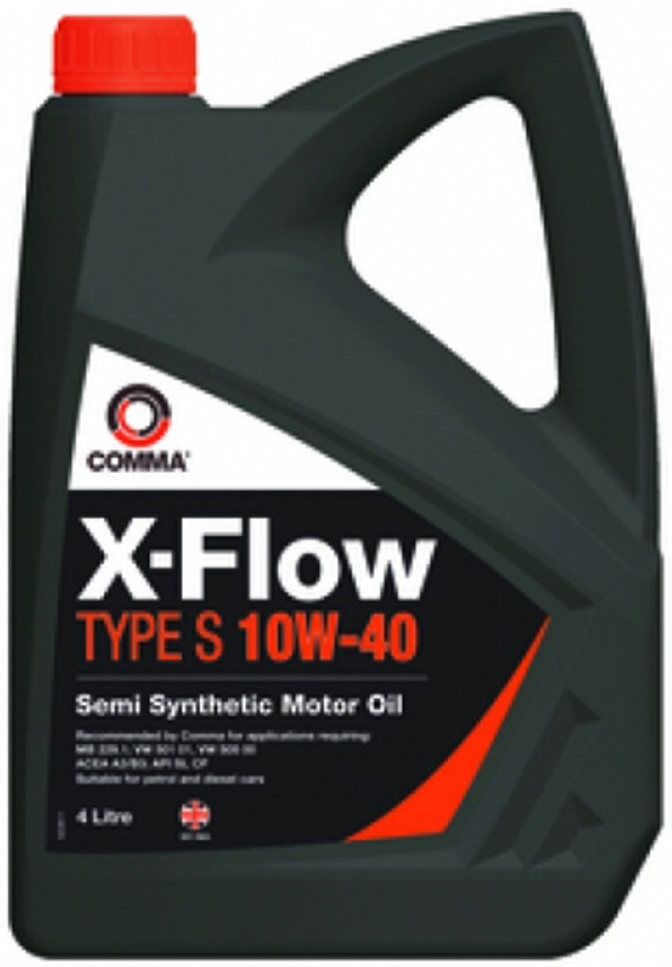 

Моторное масло Comma X-Flow Type S 10W40 4л [XFS4L], Моторное масло Comma X-Flow Type S 10W40 4л XFS4L