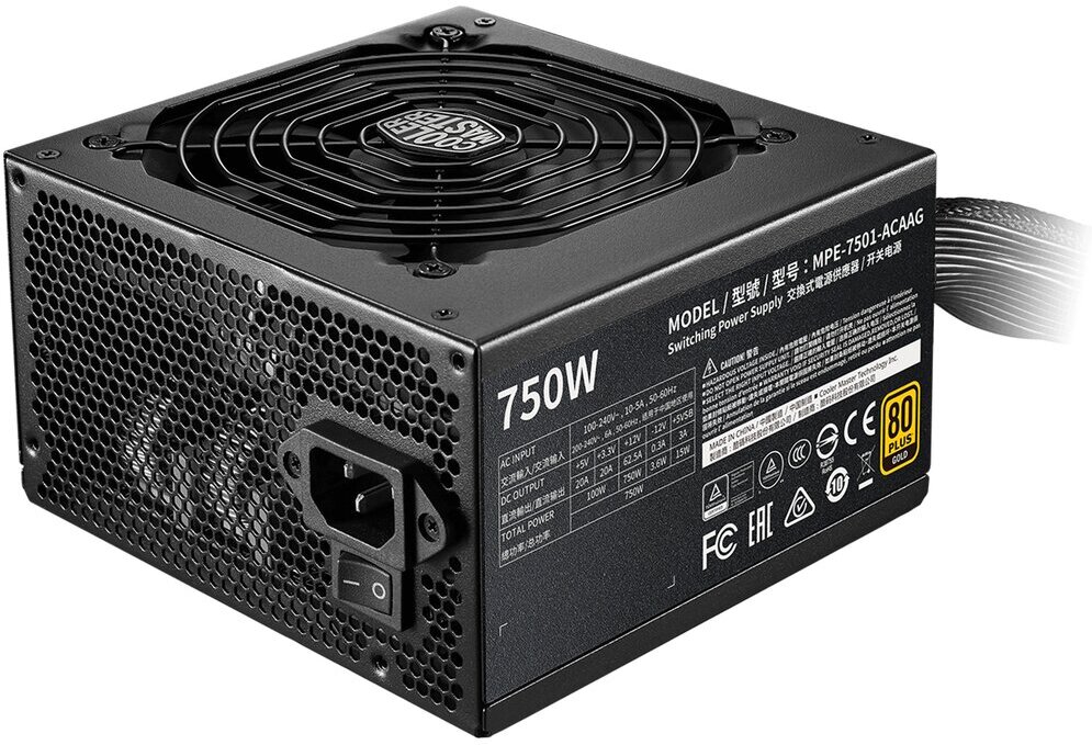 

Блок питания Cooler Master MWE Gold 750 V2 [MPE-7501-ACAAG-EU], Блок питания Cooler Master MWE Gold 750 - V2 750W (MPE-7501-ACAAG-EU)