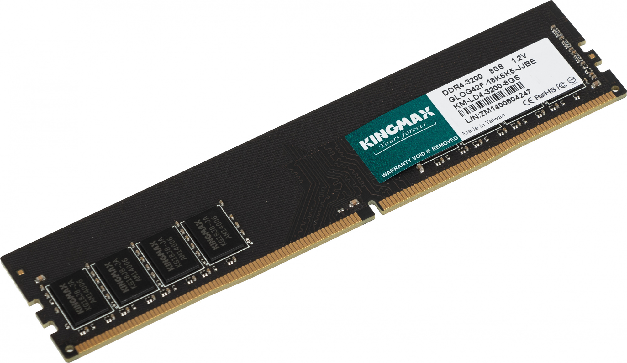 

Оперативная память Kingmax 8GB DDR4 PC4-25600 (KM-LD4-3200-8GS)