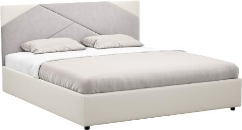 

Кровать Moon Trade Family 1226 180 x 200 БМ белый/серый [К002739], Manisa 1226 180 x 200 БМ велюр/экокожа