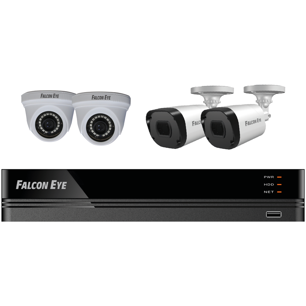 

Комплект видеонаблюдения Falcon Eye FE-104MHD KIT Офис SMART