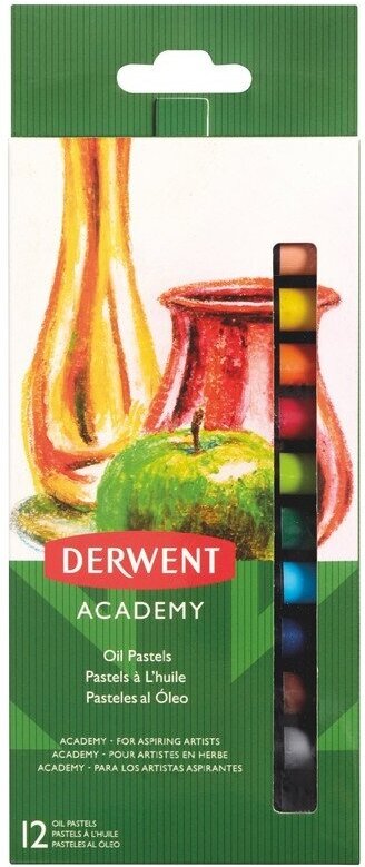 

Товары для творчества Derwent Academy Oil Pastel 12 цветов, Краска для рисования Derwent Academy Oil Pastel 12 цветов 2301952