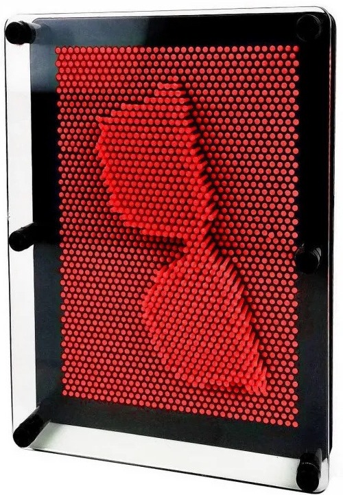 

Игрушка антистресс PinArt Экспресс-скульптор Планшет XL красный 250х200 (207-7243)