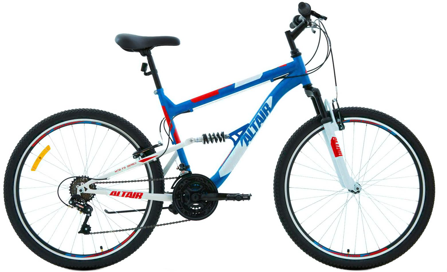 

Велосипед Forward Altair MTB FS 26'' 1.0 рама 16 дюймов 2020 синий/красный [RBKT0SN6P006], Altair MTB FS 26 1.0 2020 16'