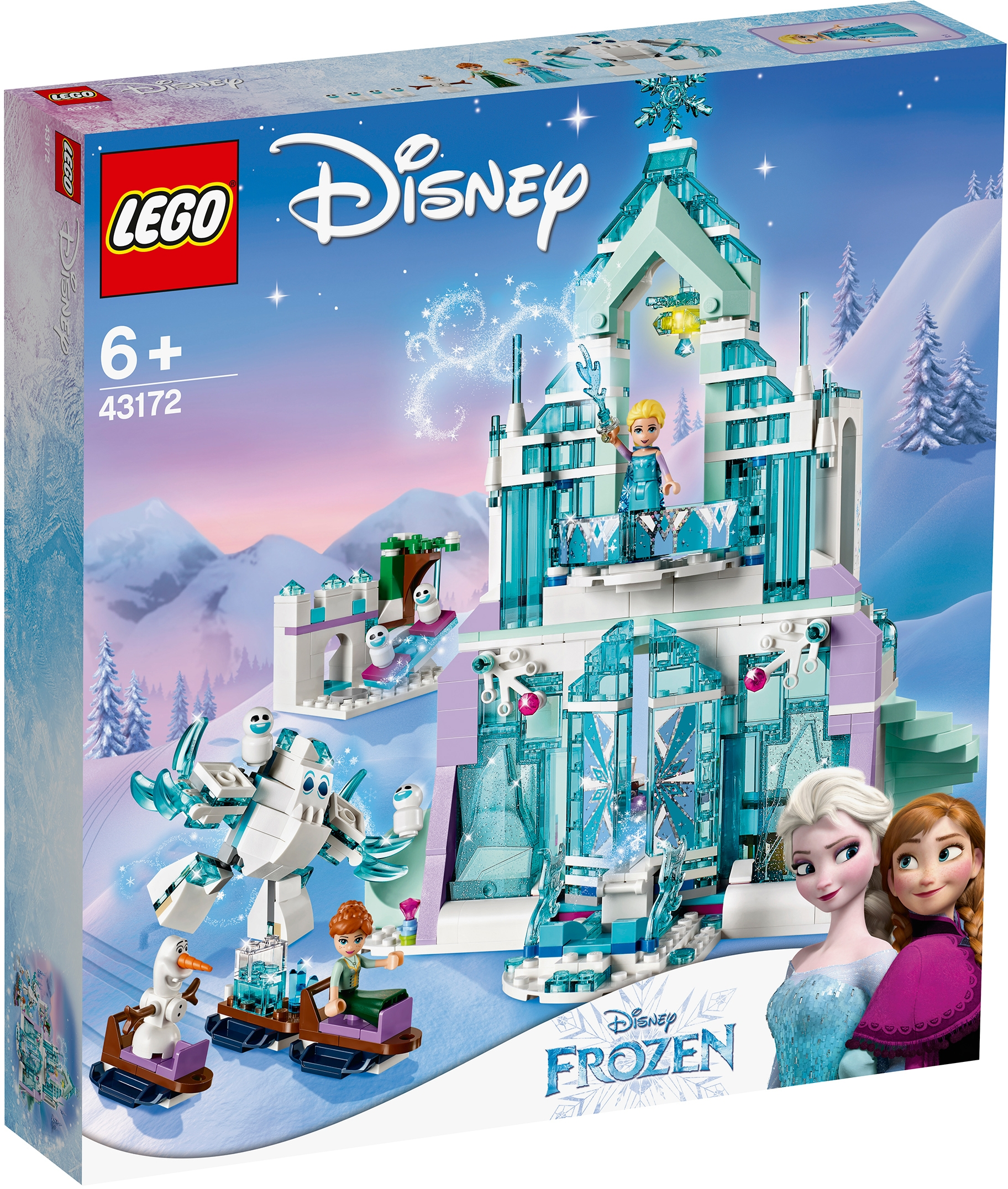 

Конструктор LEGO DISNEY Волшебный ледяной замок Эльзы [43172], DISNEY Волшебный ледяной замок Эльзы