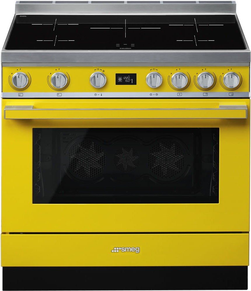 

Плита электрическая Smeg CPF9IPYW, Кухонная плита Smeg CPF9IPYW Yellow