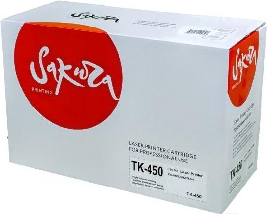 

Картридж SAKURA TK450 (SATK450), Картридж Sakura Printing Совместимый с TK450 SATK450