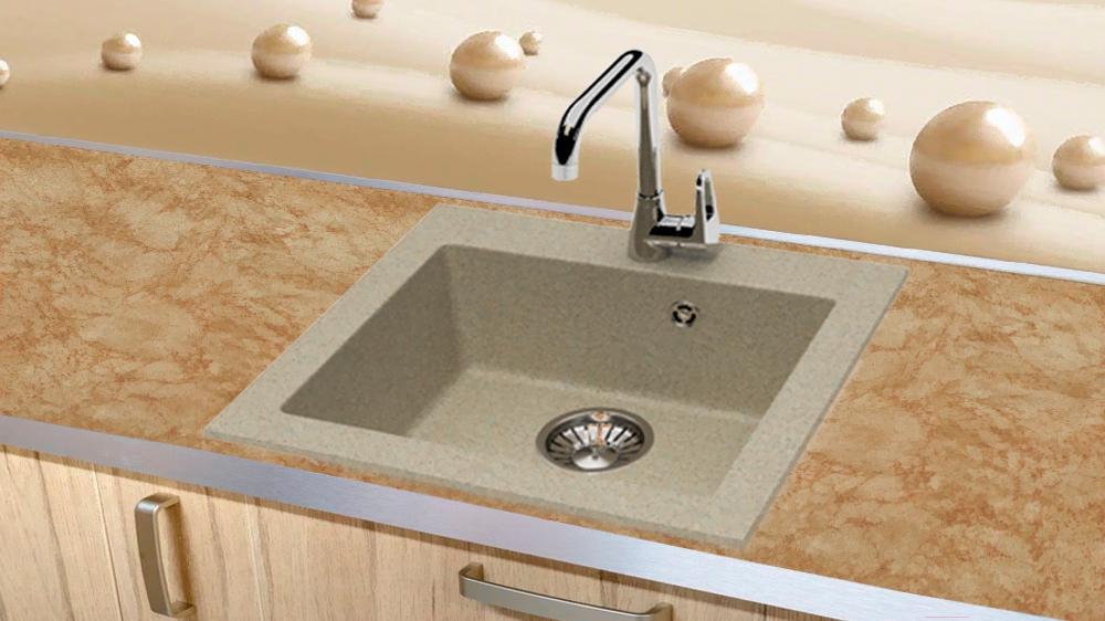 

Кухонная мойка Berge BR-4803 песочный
