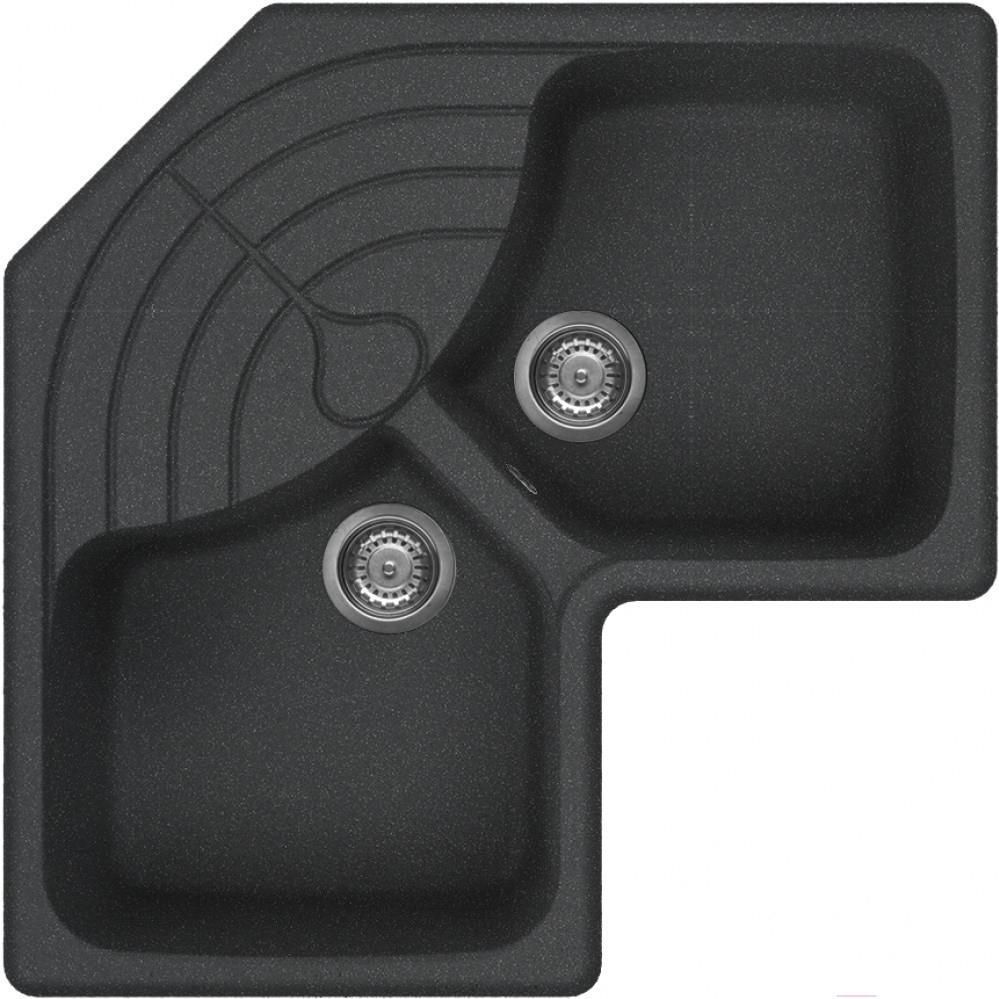 

Кухонная мойка Elleci Master Corner G54 Nero Pietra [LGMCOR54], Master Corner