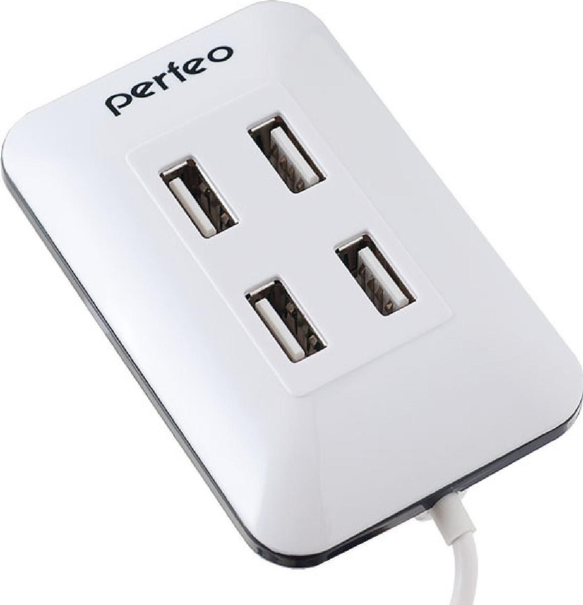 

USB-хаб Perfeo PF-VI-H028 белый, PF-VI-H028