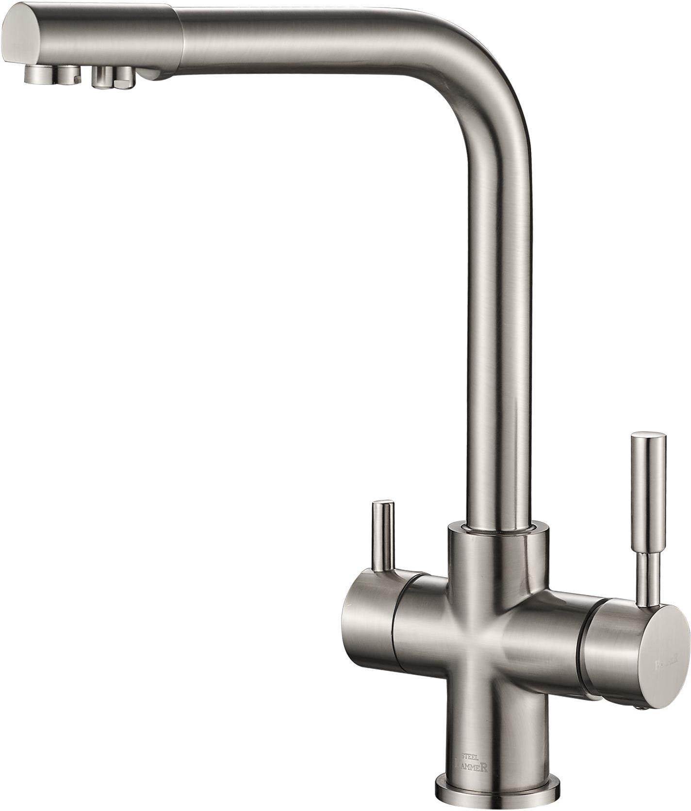 

Смеситель Zorg Sanitary Steel Hammer SH 552 сатин, Steel Hammer SH 552