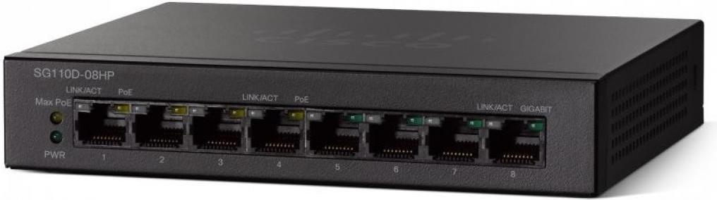 

Коммутатор Cisco SG110D-08HP-EU, SG110D-08HP-EU