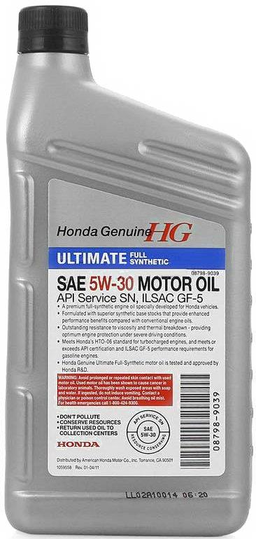 

Моторное масло Honda 5W30 0.946л [087989039], 5W30 0.946л