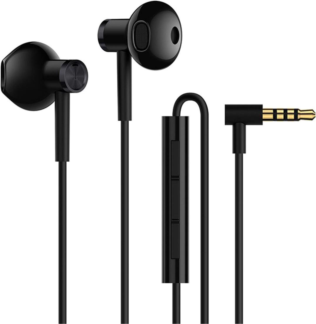 

Наушники Xiaomi Dual Driver Earphones черный [ZBW4407TY], Dual Driver Earphones BRE01JY