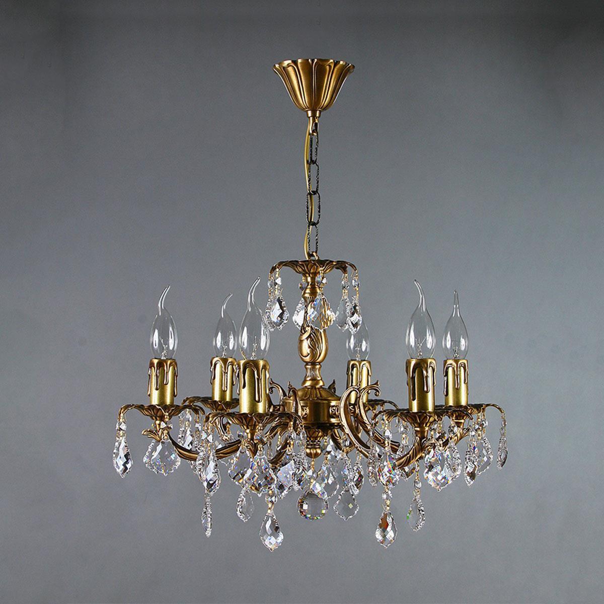 

AMBIENTE by BRIZZI 2226/6 AB New Leaf, Подвесная люстра AMBIENTE by BRIZZI 2226/6 AB New Leaf