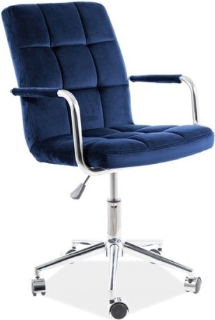 

Кресло Signal Baron Velvet Bluvel 86 темно-синий