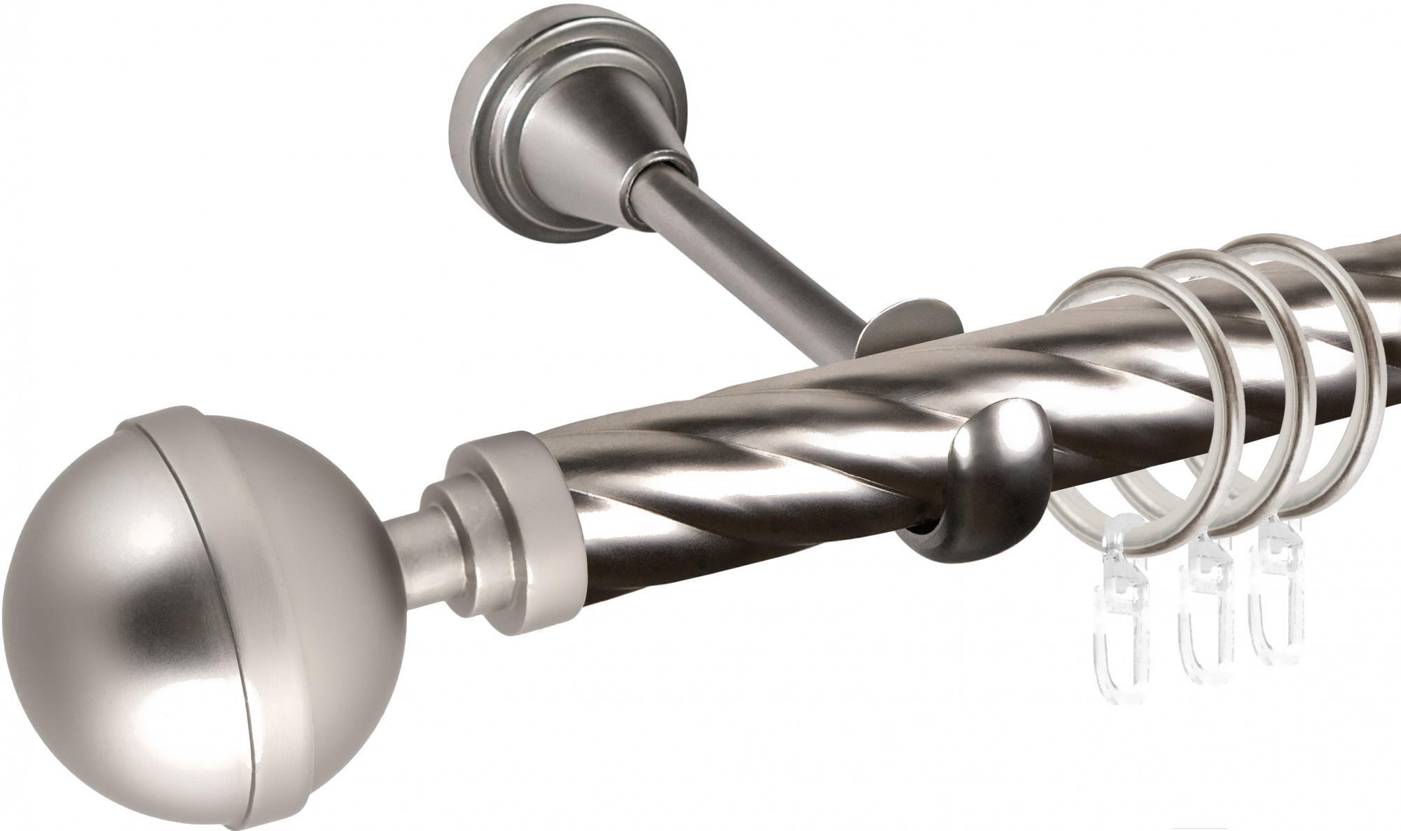 

Карниз АС ФОРОС Grace D25К + наконечники Шар большой 1.4м сатин