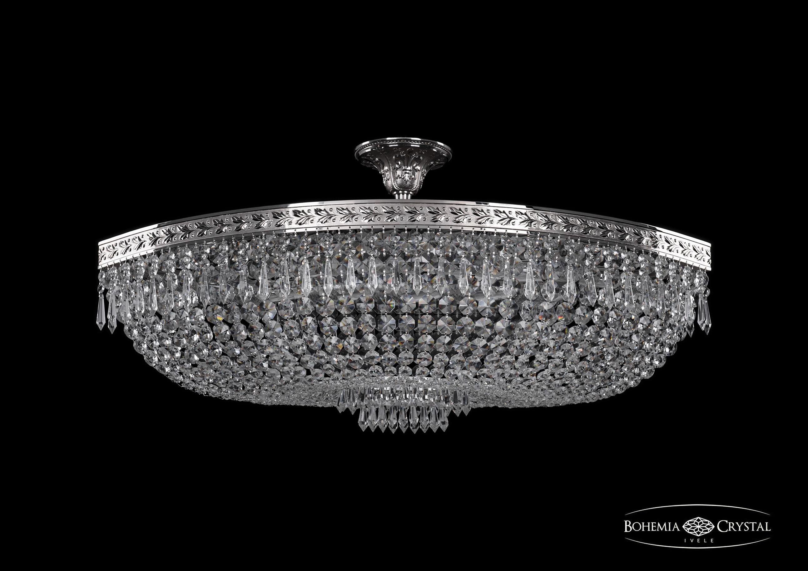 

Люстра на штанге Bohemia Ivele Crystal 19273/90IV Ni