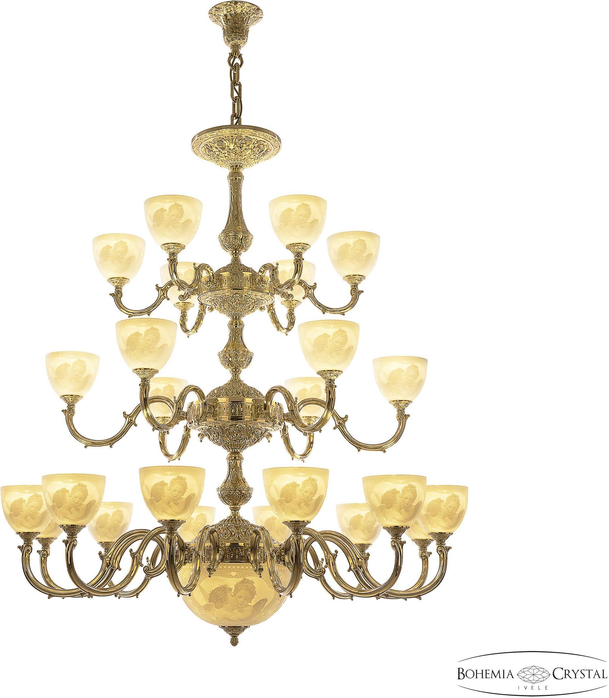 

Подвесная люстра Bohemia Ivele Crystal 72101P/12+6+6/360/3d G P1 U Angel