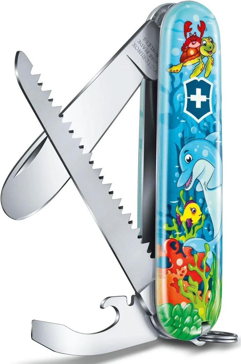 

Туристический нож Victorinox My First Dolphin Edition [0.2373.E1], Туристический нож Victorinox My First Dolphin Edition 0.2373.E1