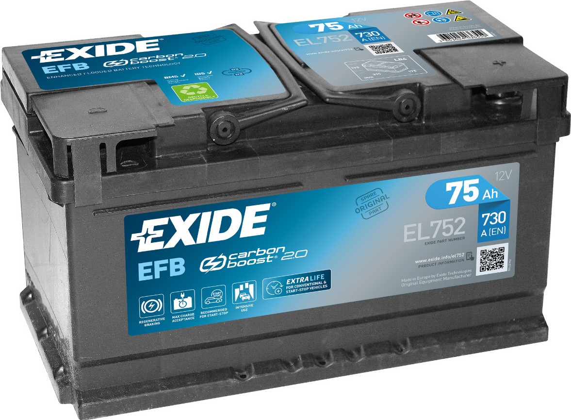 

Аккумулятор Exide Start-Stop EFB (EL752)