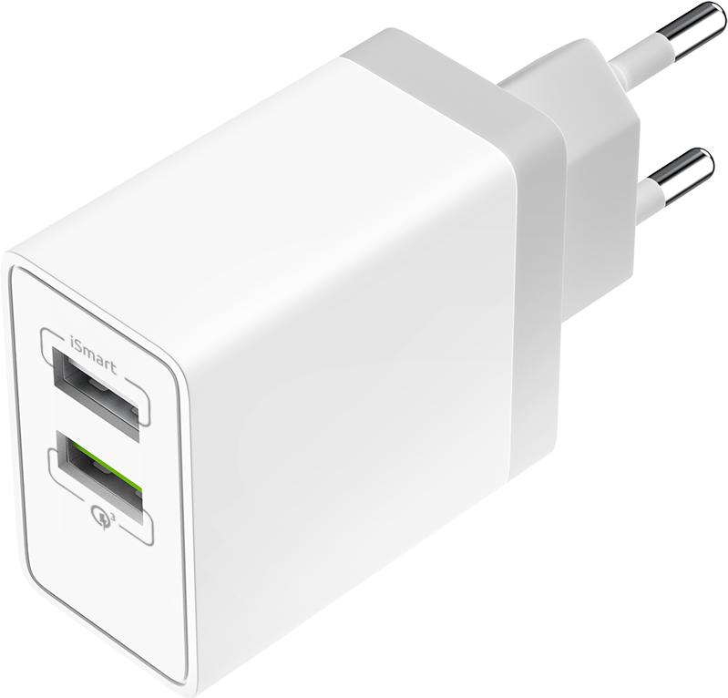 

Автомобильное зарядное устройство Olmio 2USB QC3.0+SMART IC ПР038718, 2USB QC3.0+SMART IC ПР038718