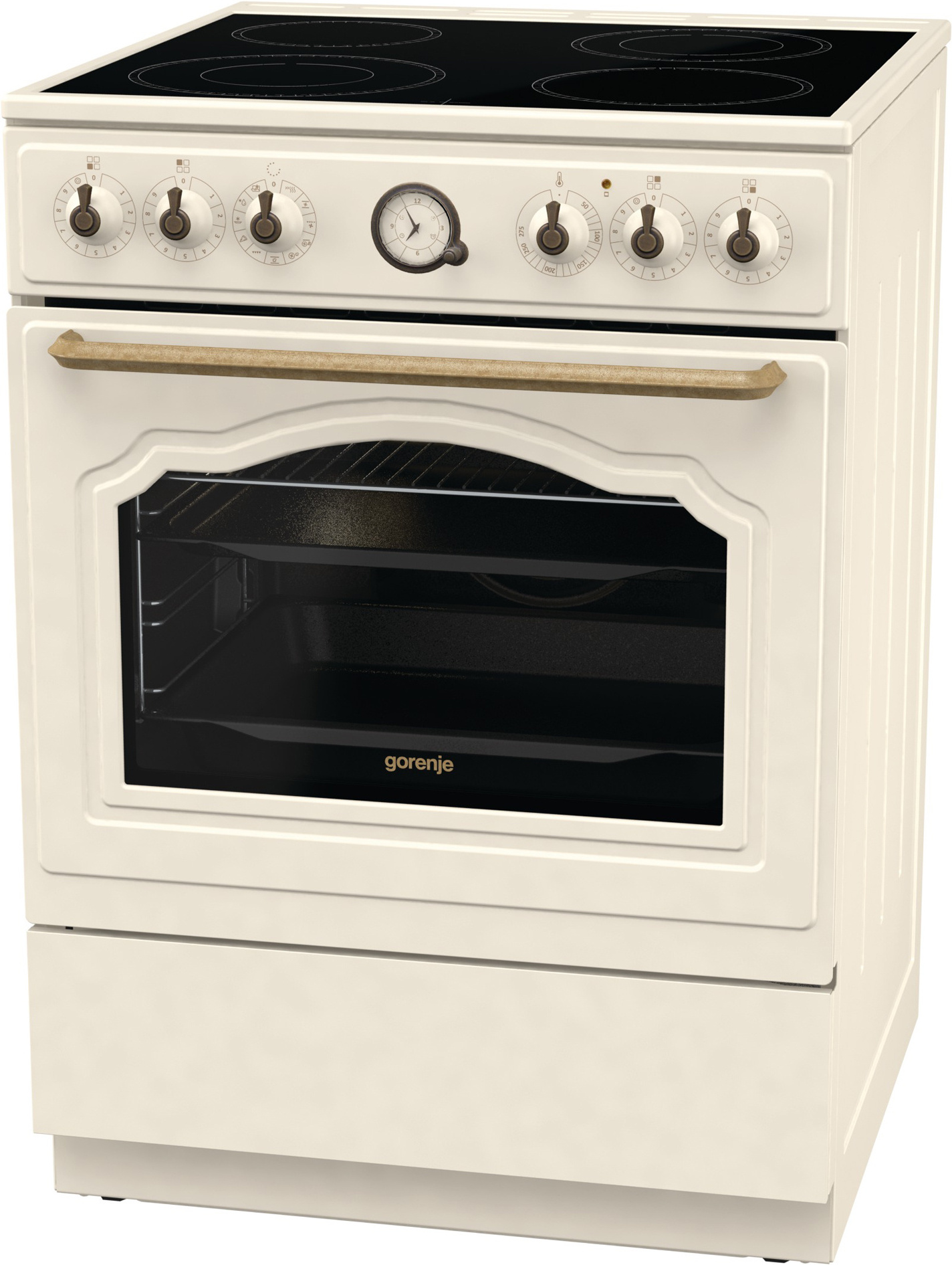 

Кухонная плита Gorenje GECS6B70CLI бежевый