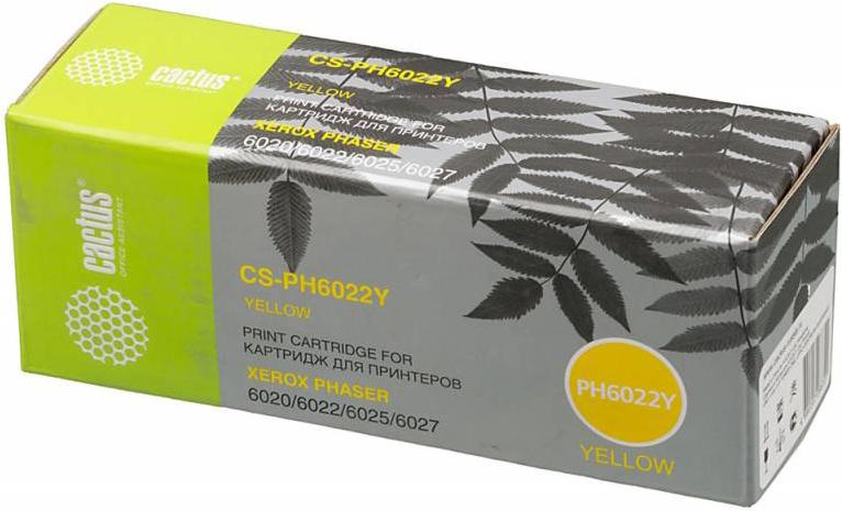 

Картридж для принтера и МФУ CACTUS CS-PH6022Y, CS-PH6022Y