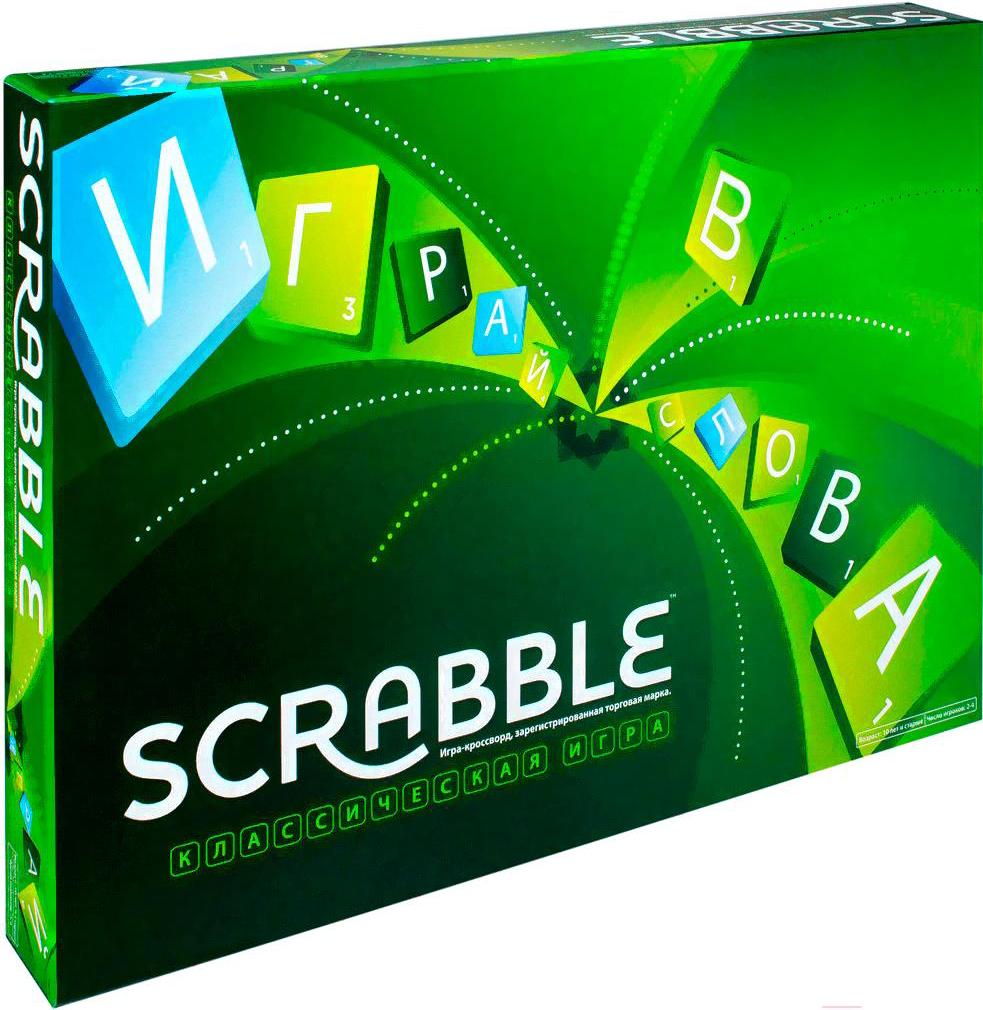 

Настольная игра Mattel Scrabble / Y9618, Mattel Scrabble