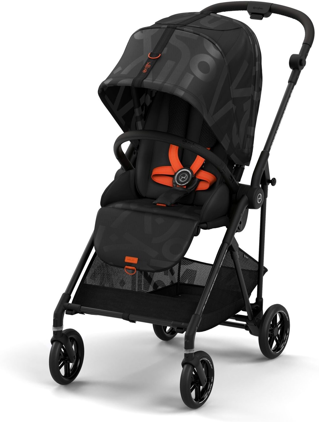 

Прогулочная коляска Cybex Melio Street real black, Прогулочный блок Cybex Melio Street real black