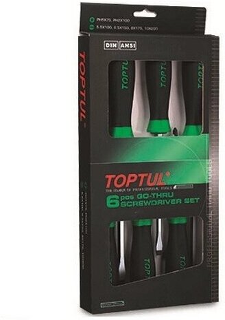 

Набор однотипного инструмента Toptul GAAE0605 (6 предметов), Набор отверток Toptul GAAE0605 (6 предметов)