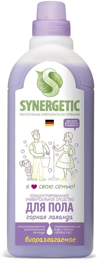 

Средство для мытья пола и поверхностей Synergetic Горная лаванда 750мл (9801030020)