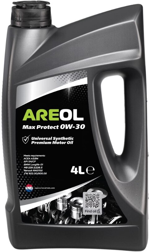 

Моторное масло Areol Max Protect 0W30 4л [0W30AR058], Моторное масло Areol Max Protect 0W30 4л 0W30AR058