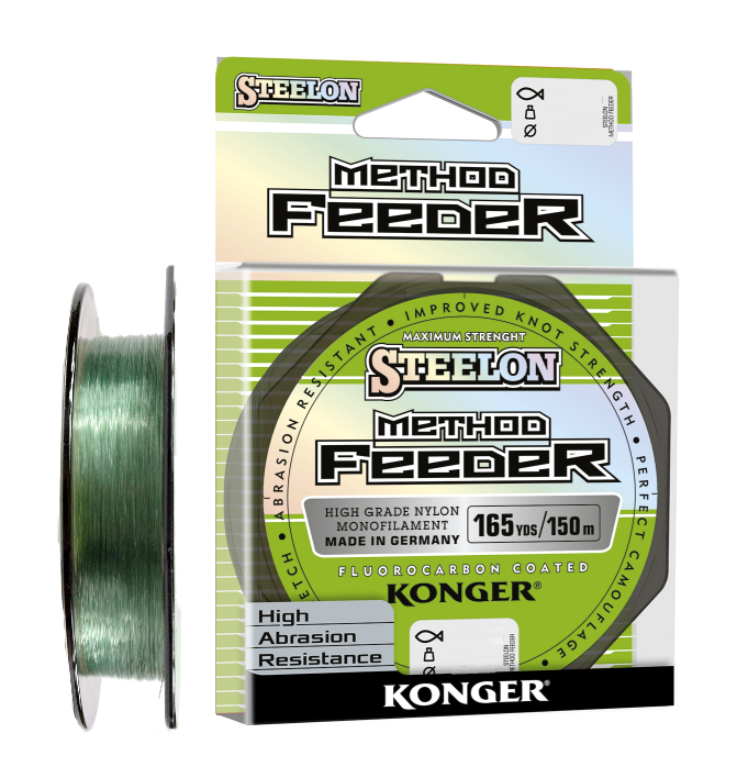 

Леска монофильная KONGER STEELON METHOD FEEDER 150 м 0,22 мм [257150022], Леска монофильная KONGER STEELON METHOD FEEDER 150 м 0,22 мм 257150022