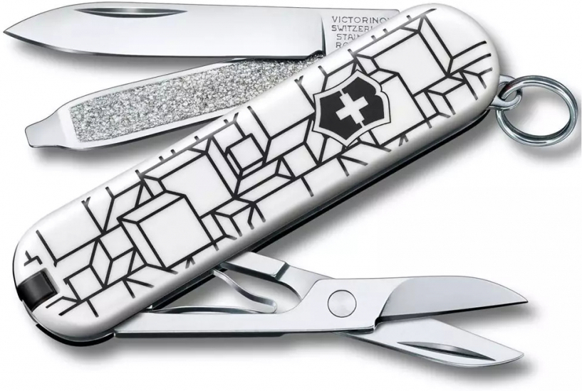 

Туристический нож Victorinox Classic LE2021 Cubic Illusion [0.6223.L2105], Мультитул Victorinox Classic LE2021 Cubic Illusion (0.6223.L2105)