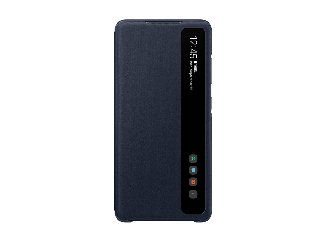 

Чехол для телефона Samsung Smart Clear View Cover для S20 Fan Blue [EF-ZG780CNEGRU], Smart Clear View Cover для S20 Fan